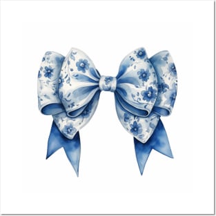 Coastal Chic Bow Posters and Art